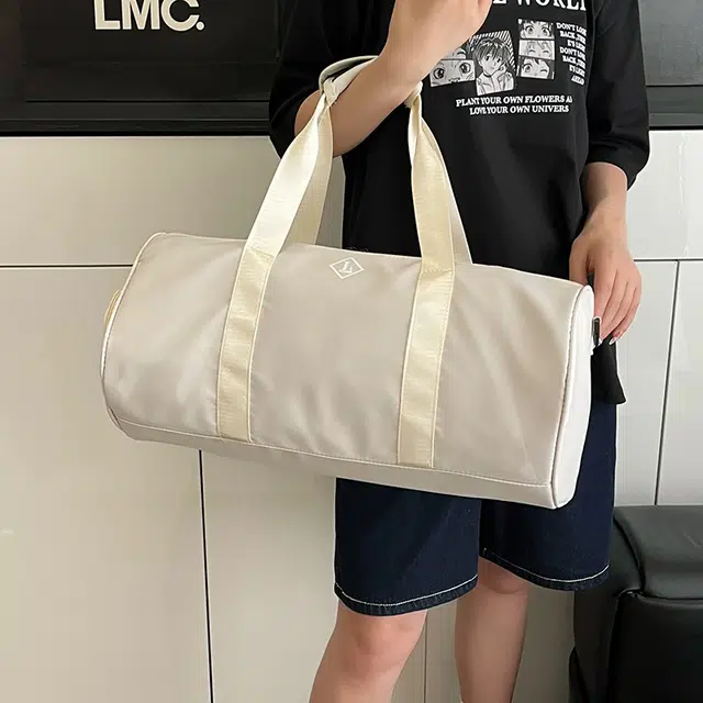 醇龙 多功能短途简约纯色 尼龙布 旅行包 男女同款情侣款 多色