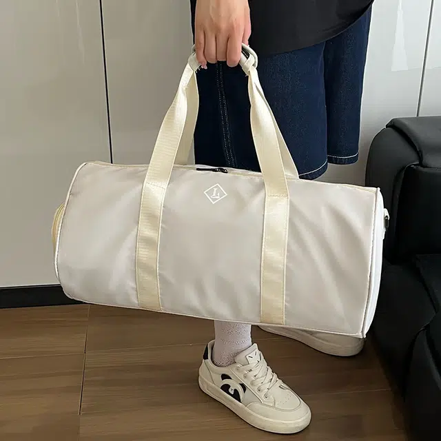 醇龙 多功能短途简约纯色 尼龙布 旅行包 男女同款情侣款 多色