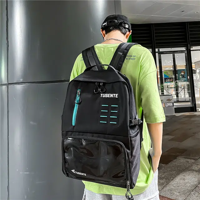 茵初 个性大容量旅行时尚潮流百搭 牛津布 双肩包 常规 男女同款情侣款 多色