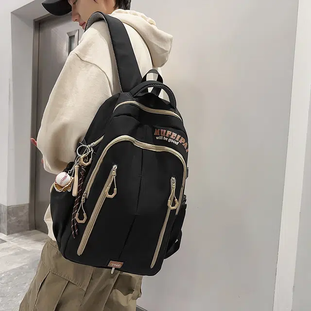 醇龙 潮流大容量时尚百搭 尼龙 双肩包 男女同款情侣款 多色