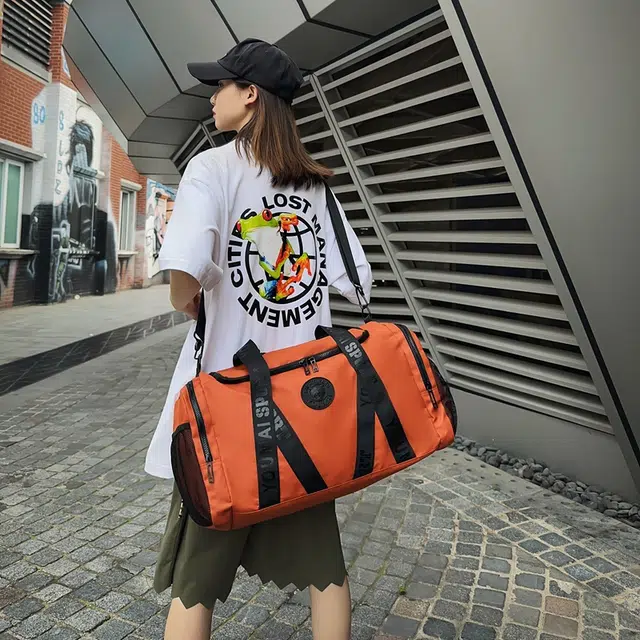 醇龙 干湿分离 多用 牛津布 单肩包 男女同款情侣款 多色