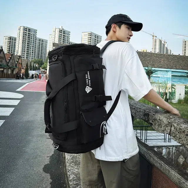 醇龙 大容量时尚潮流百搭洋气 尼龙 旅行包 男女同款情侣款 多色