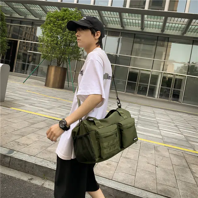 醇龙  尼龙男女通用短途旅行包干湿分离带独立鞋仓手提包多用途大容量单肩斜挎包 多色