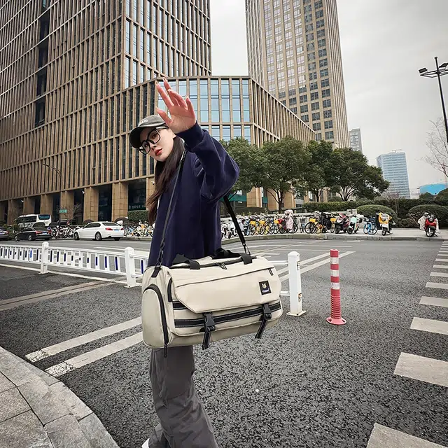 醇龙 干湿分离多功能耐用 尼龙 单肩包 男女同款情侣款 多色