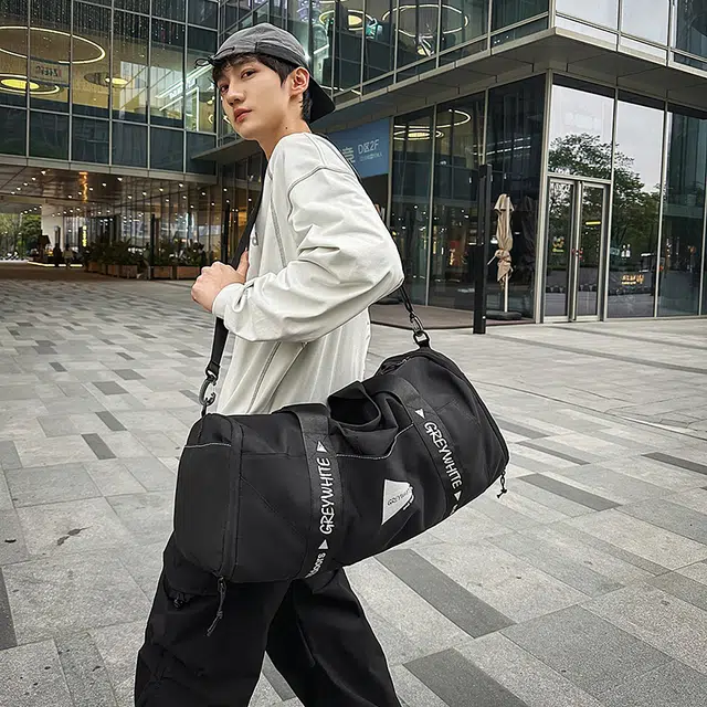 醇龙 运动健身行李袋外出背包 牛津布 旅行包 男女同款情侣款 多色