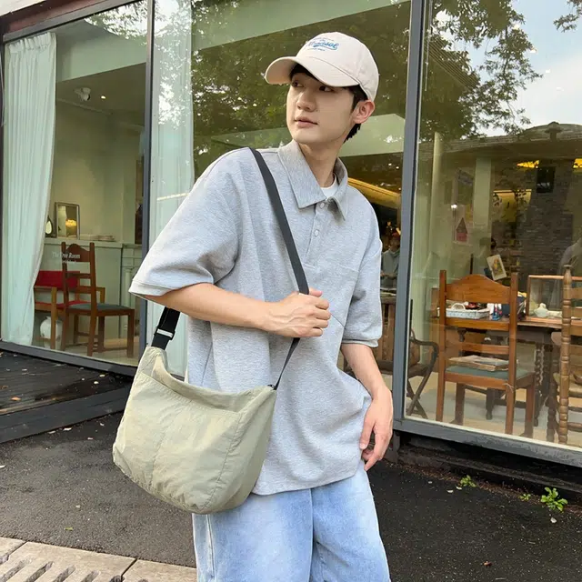 醇龙  简约休闲学生百搭时尚 单肩包斜挎包 尼龙 男女同款情侣款 多色