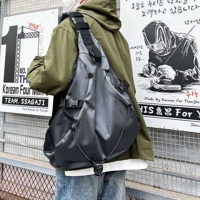 醇龙 小众设计大容量运动健身外出旅行 牛津布 斜挎包 男女同款情侣款  多色
