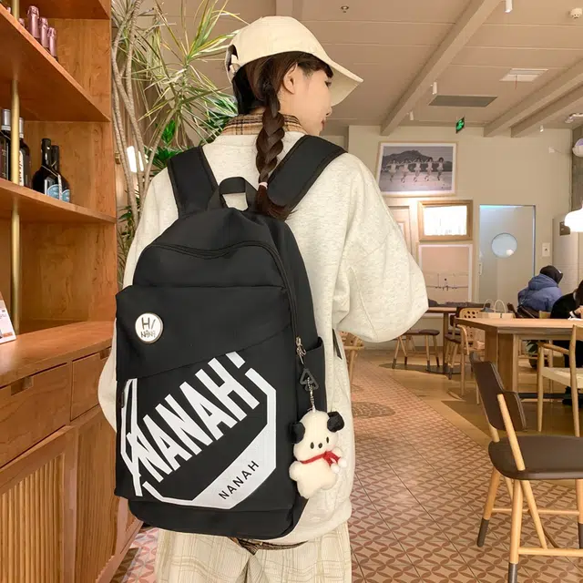 醇龙 高颜值护脊减负旅行轻便大容量学生 双肩包 尼龙 男女通用 多色