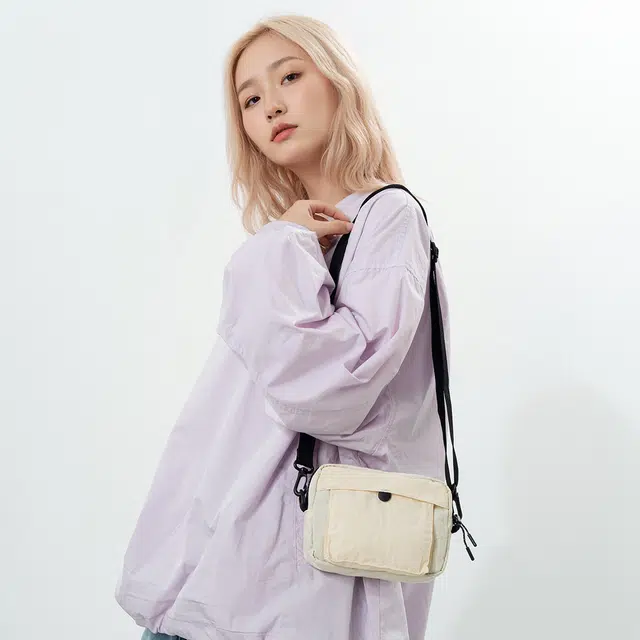 茵初 旅行多功能 尼龙 斜挎包 男女同款情侣款 多色