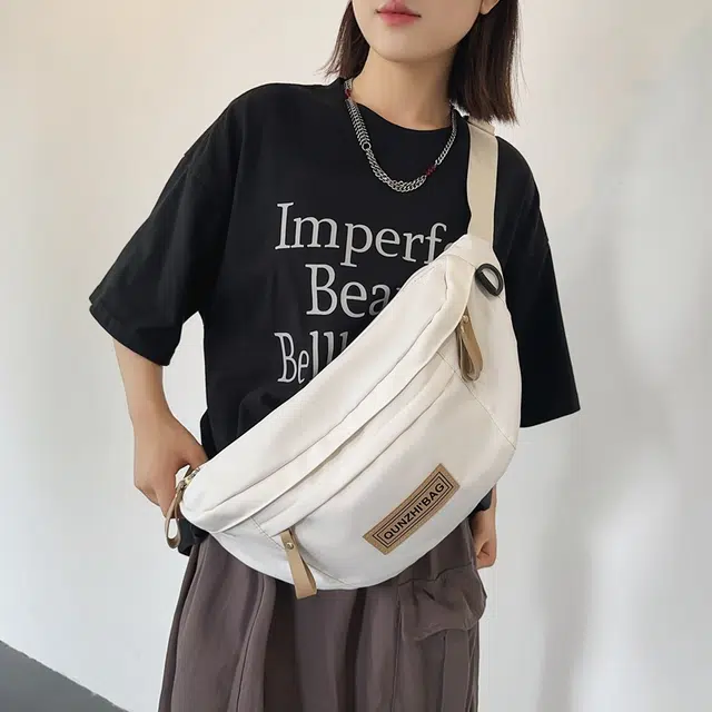 醇龙  大容量休闲运动工装旅游 尼龙 胸包 男女同款情侣款 多色