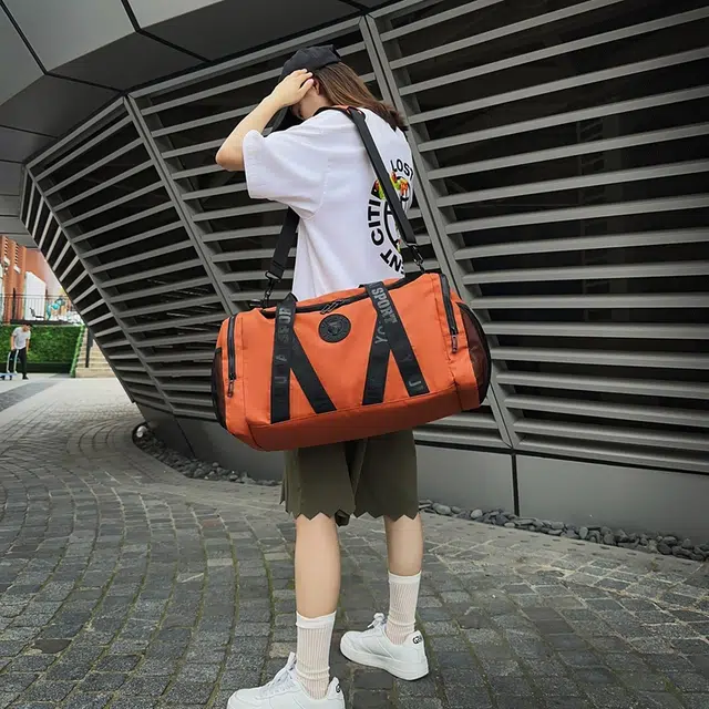 醇龙 干湿分离 多用 牛津布 单肩包 男女同款情侣款 多色