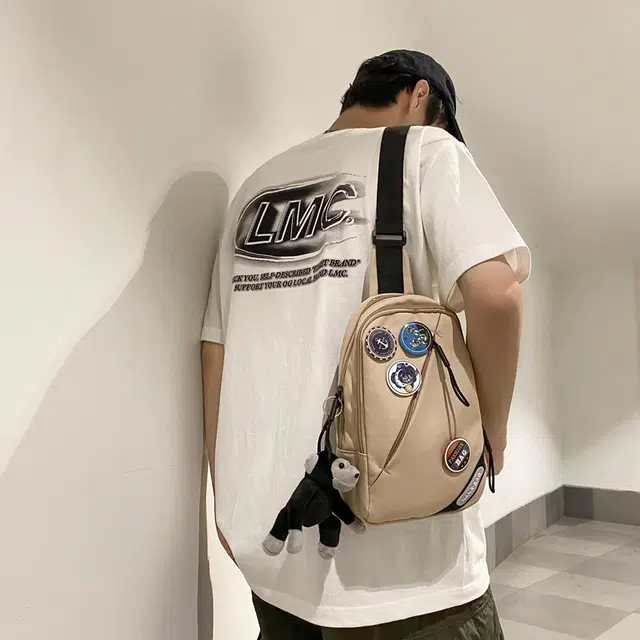 醇龙  尼龙男女通用多色斜挎包复古潮流胸包简约骑行运动单肩斜挎包