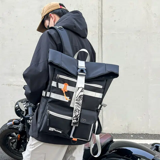 醇龙 男士背包旅行包旅行大学生书包潮牌电脑包 牛津布 双肩包 常规 男女同款情侣款 多色
