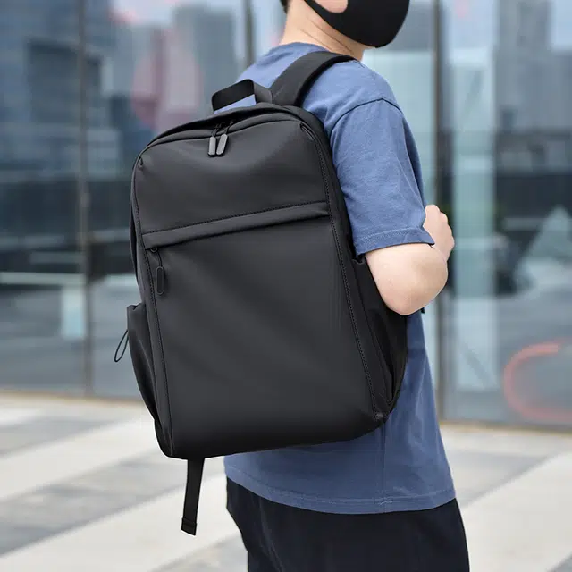 茵初 休闲商务简约轻便大容量 尼龙 双肩包 常规 男款 黑色/灰色/蓝色