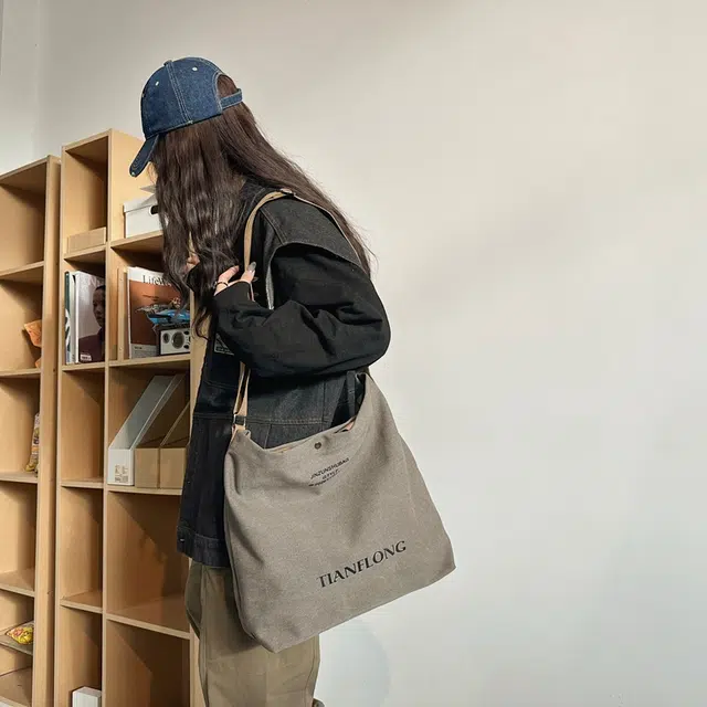醇龙 休闲时尚 帆布 帆布包手提单肩包 男女同款情侣款