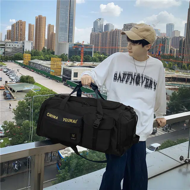 醇龙 大容量  多功能 干湿分离 尼龙 旅行包 男女同款情侣款 多色