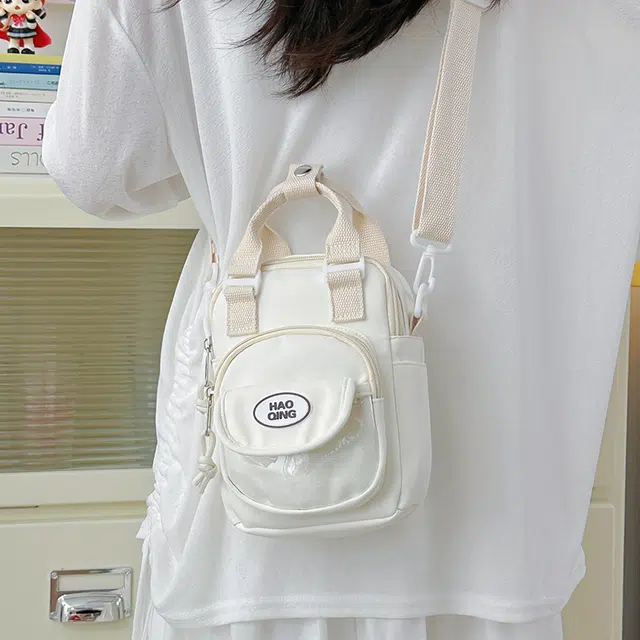 茵初 可爱单肩包小众逛街外出日系 尼龙 手提包 男女同款情侣款 多色