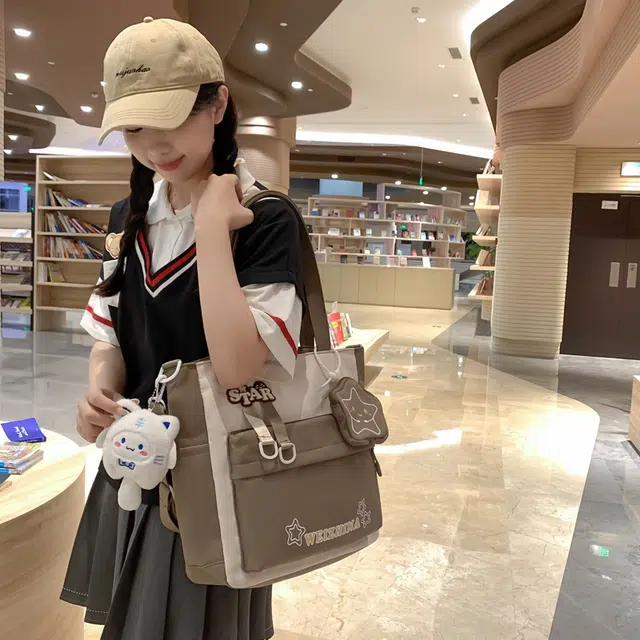 醇龙 学生补习上课大容量 单肩包斜挎包 尼龙 男女通用 多色