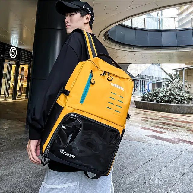 醇龙  男女通用多色牛津布大容量防水时尚潮流双肩包运动旅行背包
