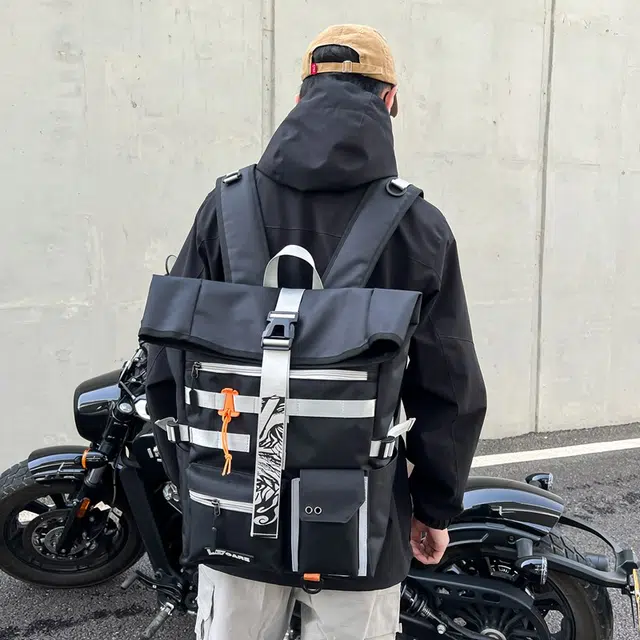 醇龙 男士背包旅行包旅行大学生书包潮牌电脑包 牛津布 双肩包 常规 男女同款情侣款 多色