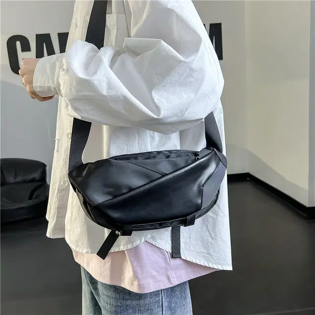 醇龙  男女通用双色斜挎包百搭背包运动骑行机能单肩包时尚胸包