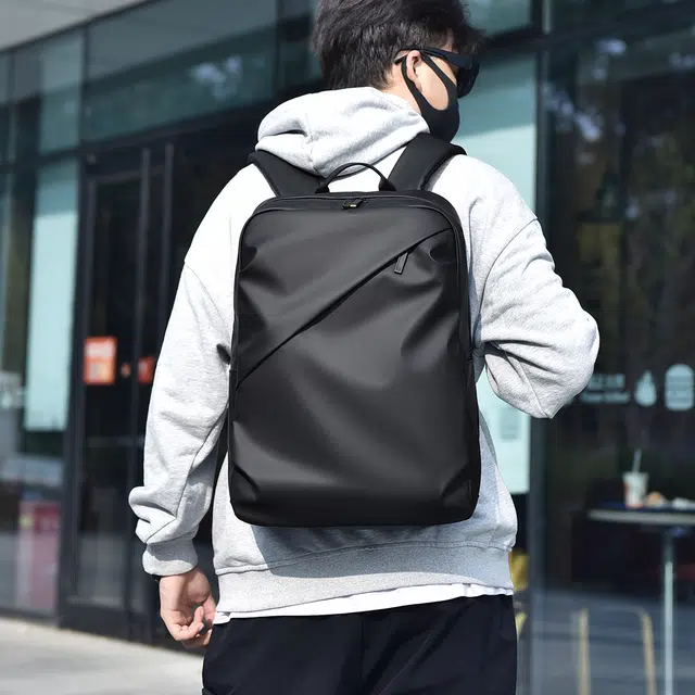 茵初 商务休闲多功能大容量 尼龙 双肩包 男女同款情侣款 黑色/灰色/蓝色