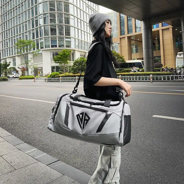 醇龙 干湿分离 多功能 简约时尚 牛津布 旅行包 常规 男女同款情侣款 黑/灰