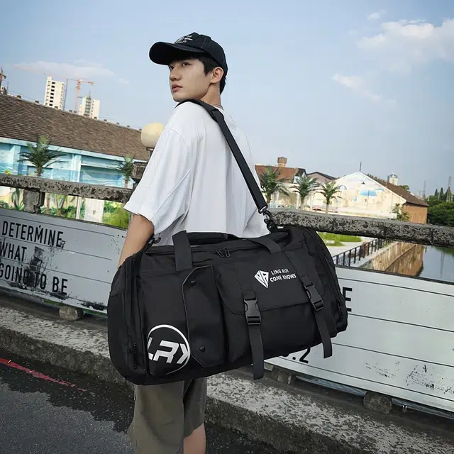 醇龙 大容量时尚潮流百搭洋气 尼龙 旅行包 男女同款情侣款 多色