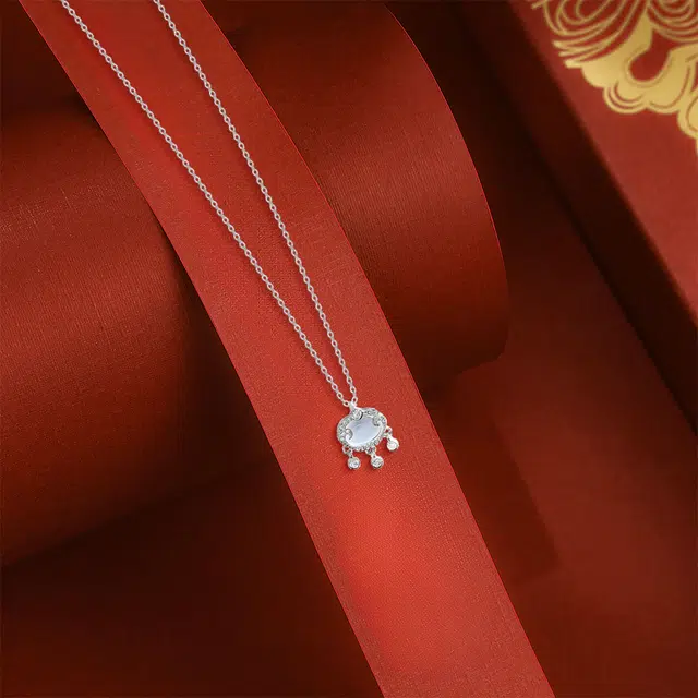 【纯银999】 赛菲尔 星光蝴蝶 小众设计经典百搭学生日常简约高级感精致轻奢通勤极简约会温柔气质可调节锁骨链#好运  足银 项链 女款