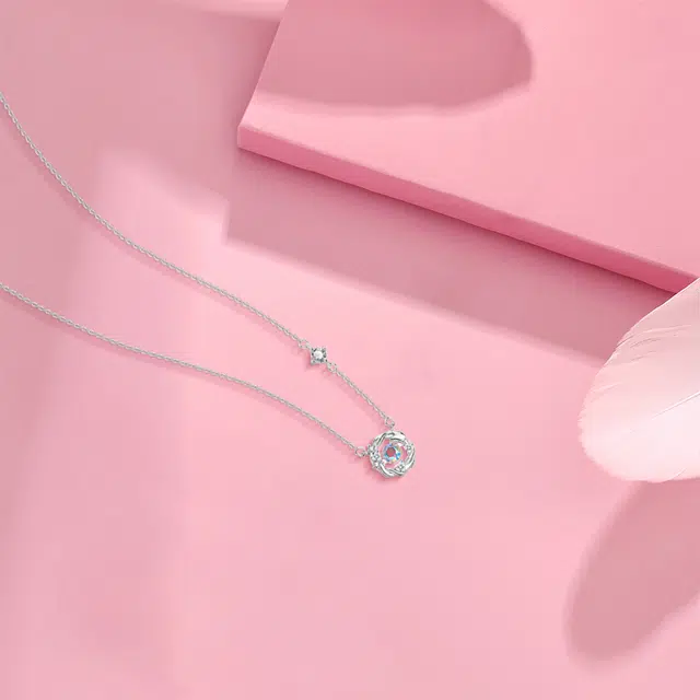 【纯银999】 赛菲尔 跳动的心 小众设计经典百搭日常简约高级感精致轻奢转运约会通勤温柔气质可调节锁骨链 足银 项链 女款