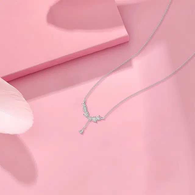 【纯银999 | 穗穗平安】 赛菲尔 小众设计经典百搭学生日常高级感简约精致轻奢平安通勤约会温柔气质可调节锁骨链 足银 项链 女款