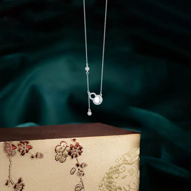 【纯银999】 赛菲尔 葫芦 小众设计经典百搭 日常简约高级感#好运 足银 项链 女款