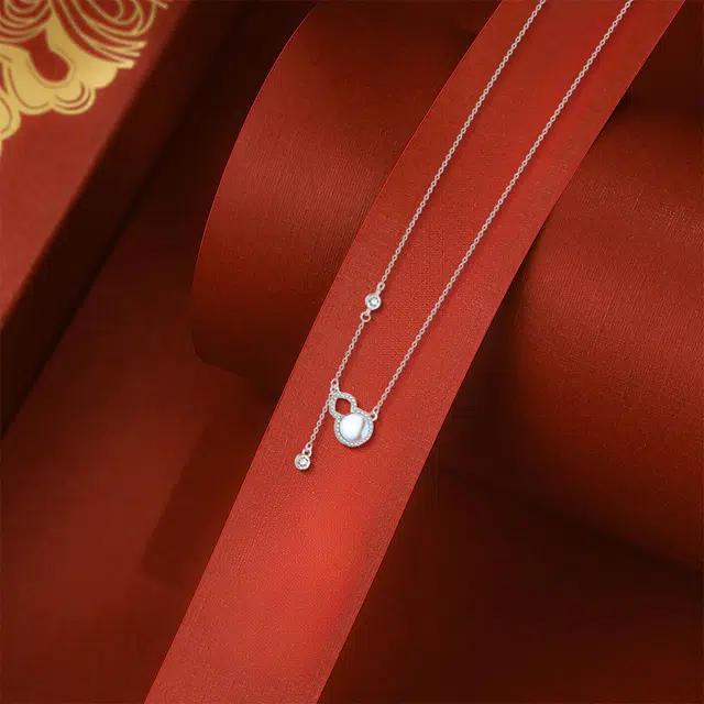 【纯银999】 赛菲尔 葫芦 小众设计经典百搭 日常简约高级感#好运 足银 项链 女款