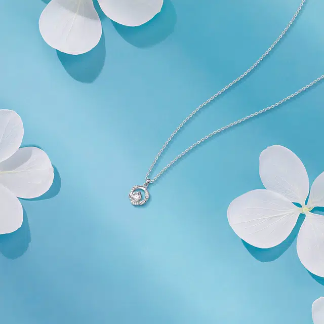 【纯银999】 赛菲尔 莫比乌斯 经典百搭小众设计精致高级感简约日常时尚轻奢约会通勤温柔气质可调节 足银 项链 女款
