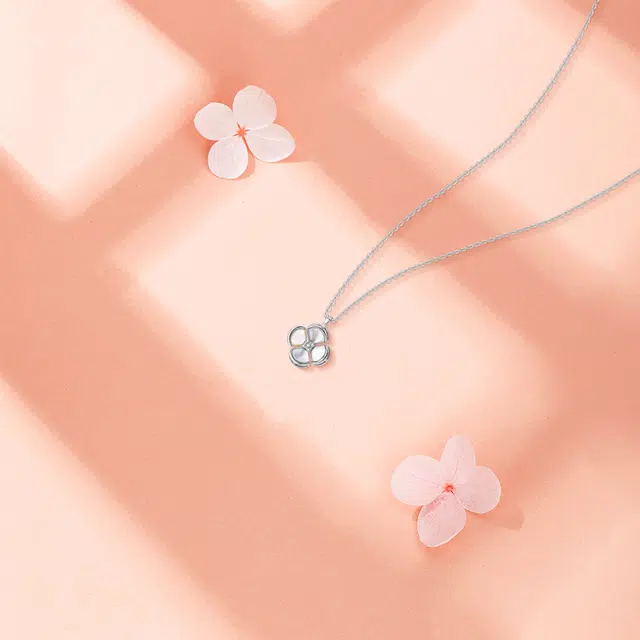 【纯银999】 赛菲尔 幸运四叶草 小众设计经典百搭日常简约高级感精致轻奢极简通勤温柔气质 足银 项链 女款