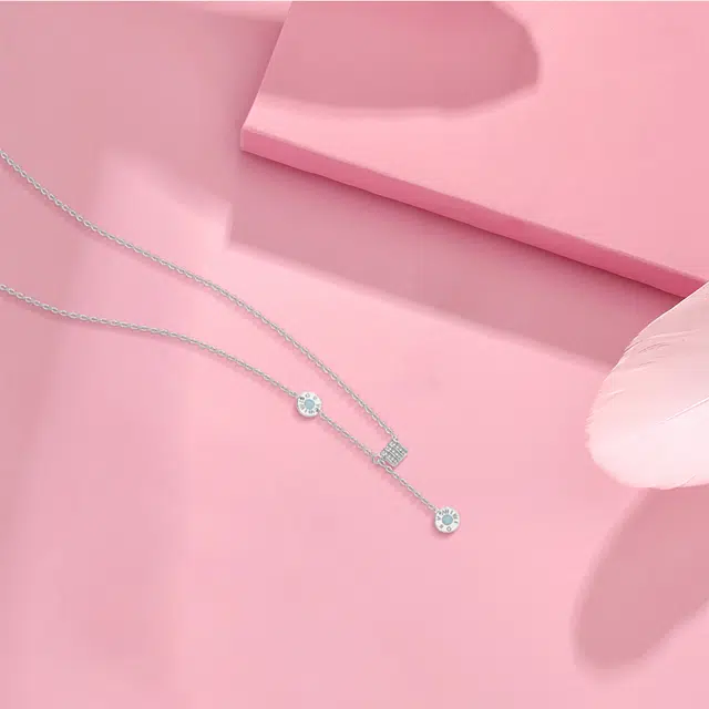 【纯银999】 赛菲尔 小蛮腰 经典百搭小众设计高级感日常精致简约轻奢转运通勤温柔气质可调节锁骨链 足银 项链 女款