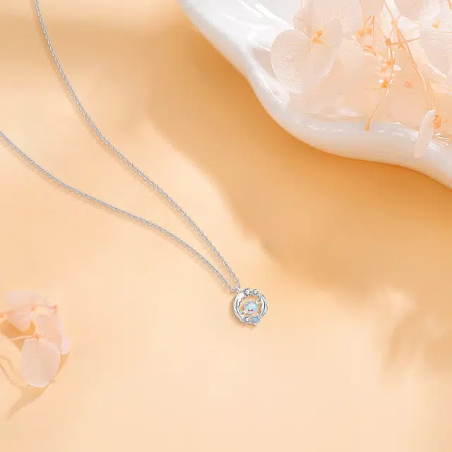 【纯银999】 赛菲尔 羽你相伴 小众设计百搭经典高级感日常精致简约时尚轻奢通勤温柔气质 足银 项链 女款