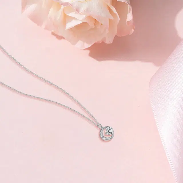 【纯银999】 赛菲尔 星月系列 小众设计经典百搭日常简约高级感精致轻奢极简通勤约会温柔气质可调节锁骨链#好运 足银 项链 女款