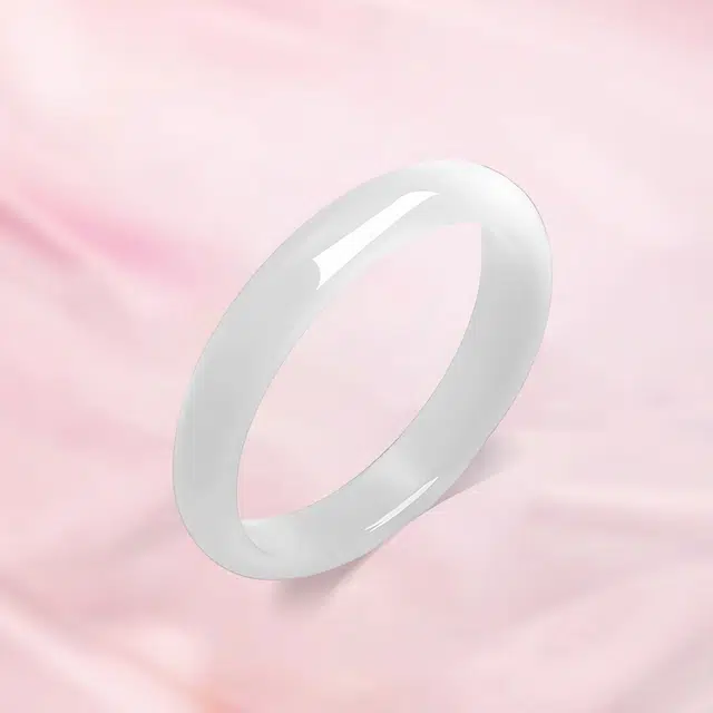 赛菲尔 白月光 森系小清新浪漫水蓝色细条美人镯简约时尚百搭 琉璃 手镯 男女同款情侣款