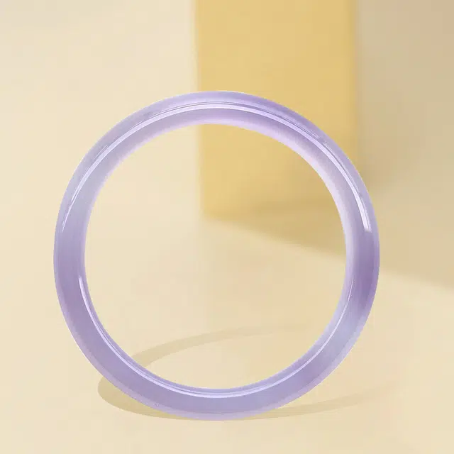 赛菲尔 玉髓 紫罗兰古风荔枝冻玉髓轻奢精致 小众简约时尚百搭 手镯 女款