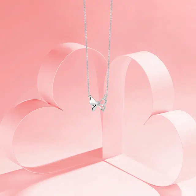 【纯银999】 赛菲尔 蝴蝶 经典百搭小众设计精致高级感简约轻奢时尚学生日常通勤约会温柔气质可调节锁骨链 足银 项链 女款