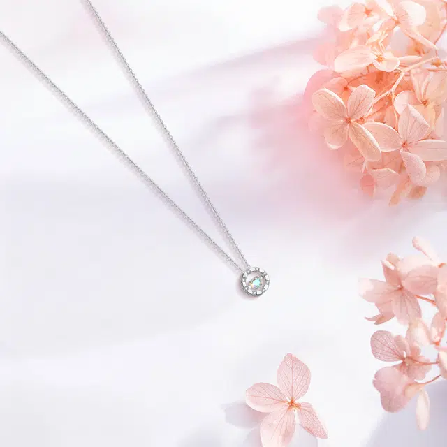 【纯银999】 赛菲尔 爱心 小众设计经典百搭学生日常高级感简约精致轻奢转运约会通勤温柔气质可调节锁骨链 足银 项链 女款