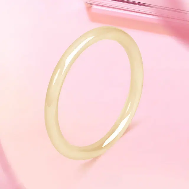 赛菲尔 小灯泡白月光 新中式复古清冷细条古风少女感 玉髓 玉石手镯 男女同款情侣款