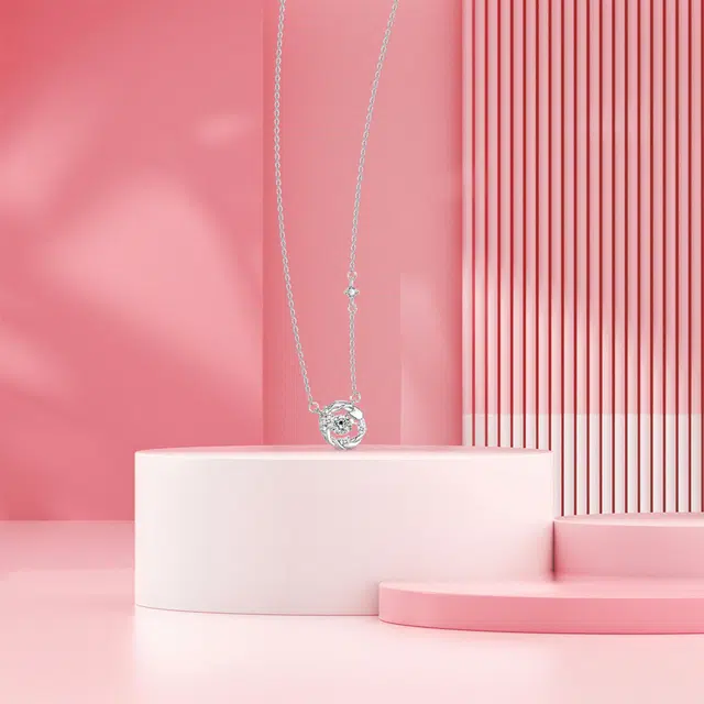 【纯银999】 赛菲尔 星月系列 小众设计经典百搭高级感学生日常精致简约轻奢转运约会通勤温柔气质可调节锁骨链#好运 足银 项链 女款