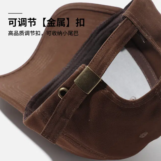 南极人 大头围加大加深显脸小棒球帽子大脸适合硬顶宽帽檐户外运动钓鱼登山遮阳休闲百搭 棉 鸭舌帽 男女同款情侣款