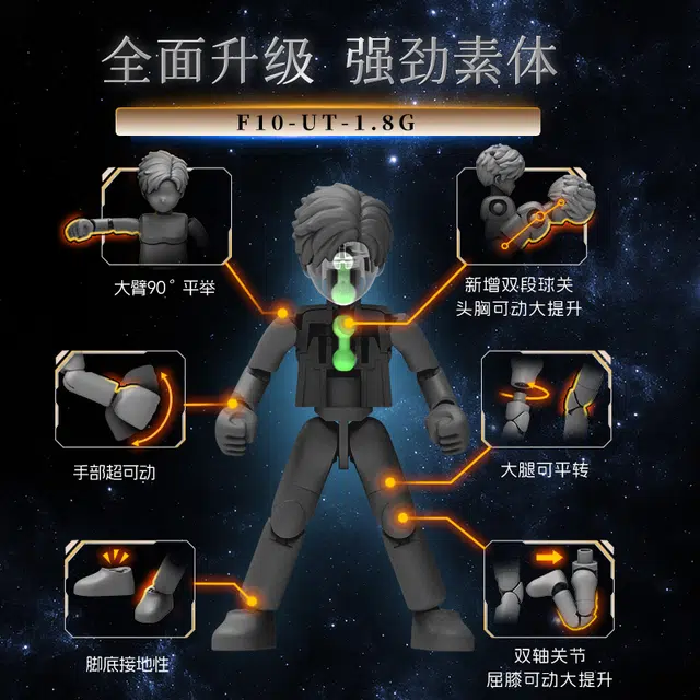 布鲁可 奥特名鉴 纪念版 赛罗奥特曼 闪耀驭星者特典 拼装模型