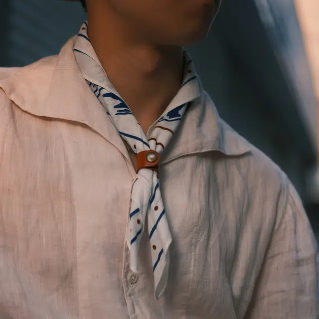 滚烫时光 房车露营 棉 头巾 男女同款情侣款