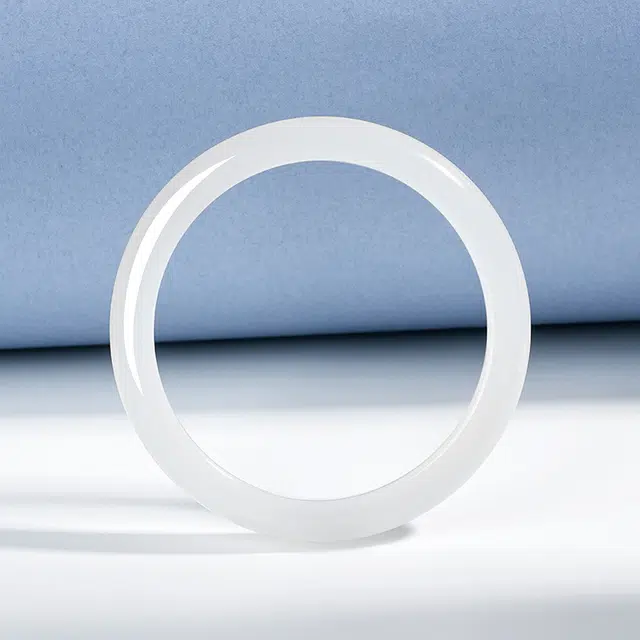 周百福 新中式国潮复古 汉服圆条美人镯 一步一响古风精致素雅气质 白月光叮当镯子 猫眼石 手镯 男女同款情侣款