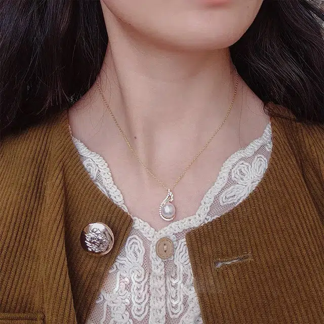 贝诗珠宝 日常晚会新年年会礼服配饰 淡水珍珠 项链 女款