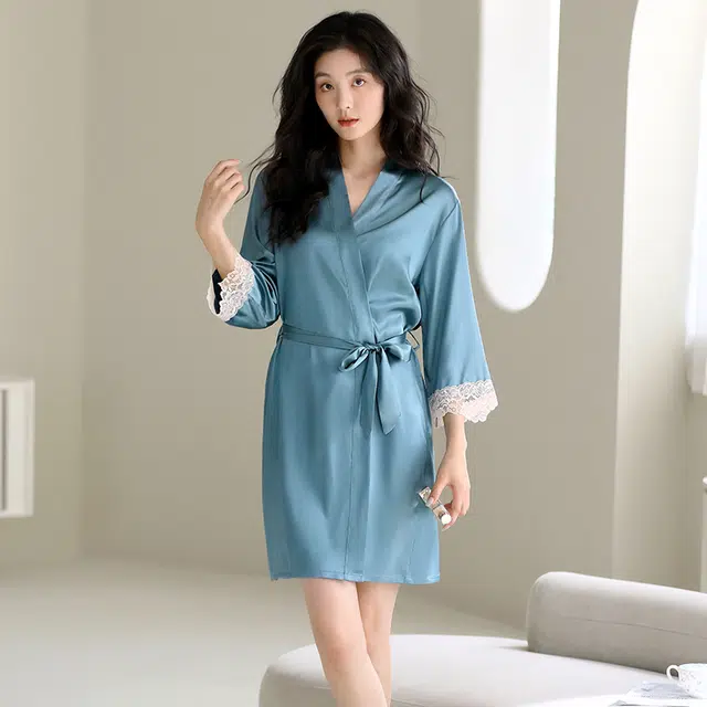 芬腾可安 柔软细腻亲肤透气顺滑凉爽家居服睡袍 女款